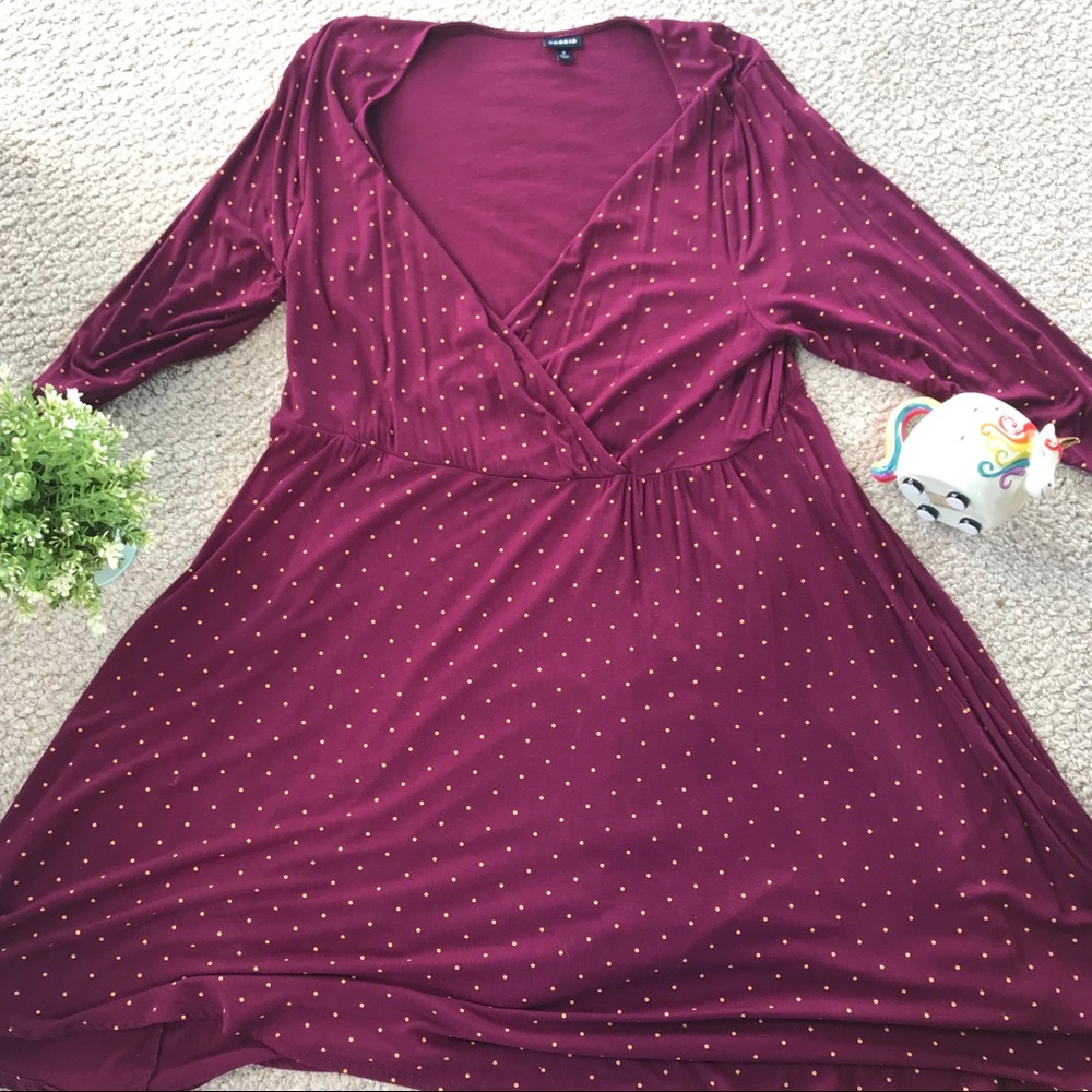 torrid dotted dress!